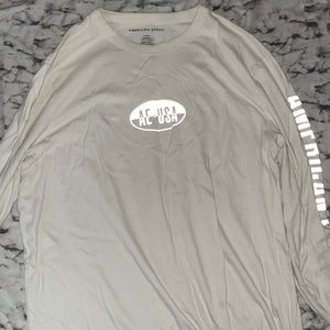 American Eagle reflective logo long sleeve